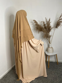 Khimar Camel - Collection « 3 Voiles »