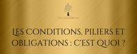 Condition, pilier, obligation : c'est quoi ?
