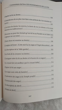 Commentaire du livre Les Fondements de la Foi