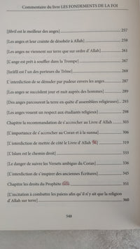 Commentaire du livre Les Fondements de la Foi