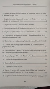 Charh Kitab At Tawhid - Le commentaire du Livre de l'Unicité