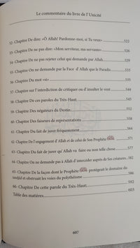 Charh Kitab At Tawhid - Le commentaire du Livre de l'Unicité