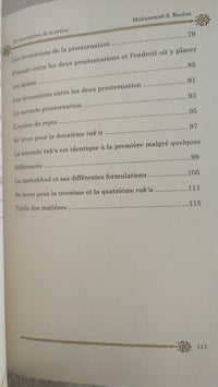 La Description de la Prière du Prophète ﷺ