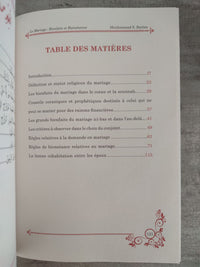 Le Mariage bienfaits et bienséances