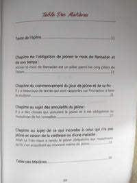 L'explication du livre du jeûne