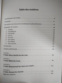 Les Quatre Imams à l'origine des quatre écoles de jurisprudence