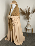 Abaya Beige Claire - Collection « Aïni »