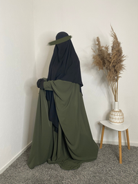 Abaya Kaki - Collection « Tissem »